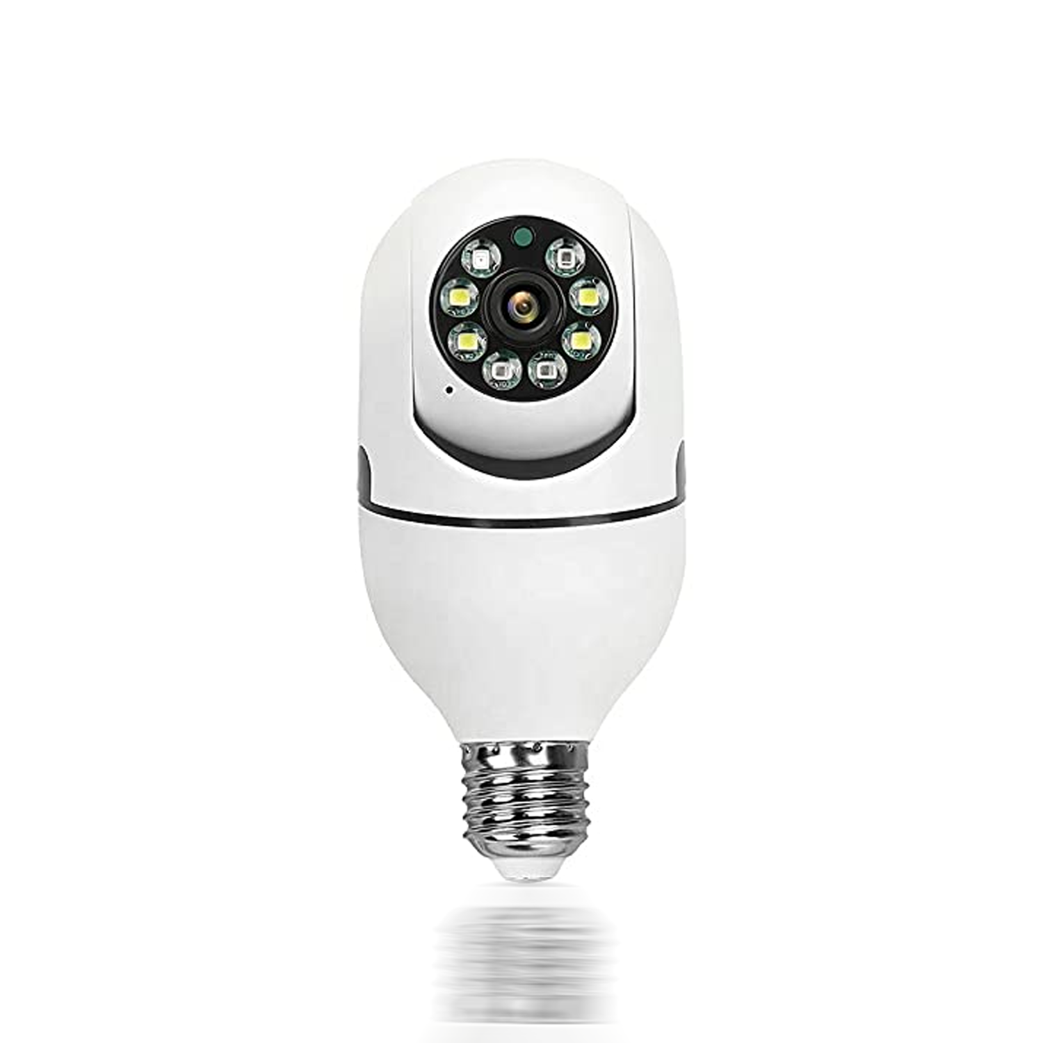 Bulb Camera with Live View, Night Vision ,Motion Detection ,2Way-Intercomm ,Wide Angle