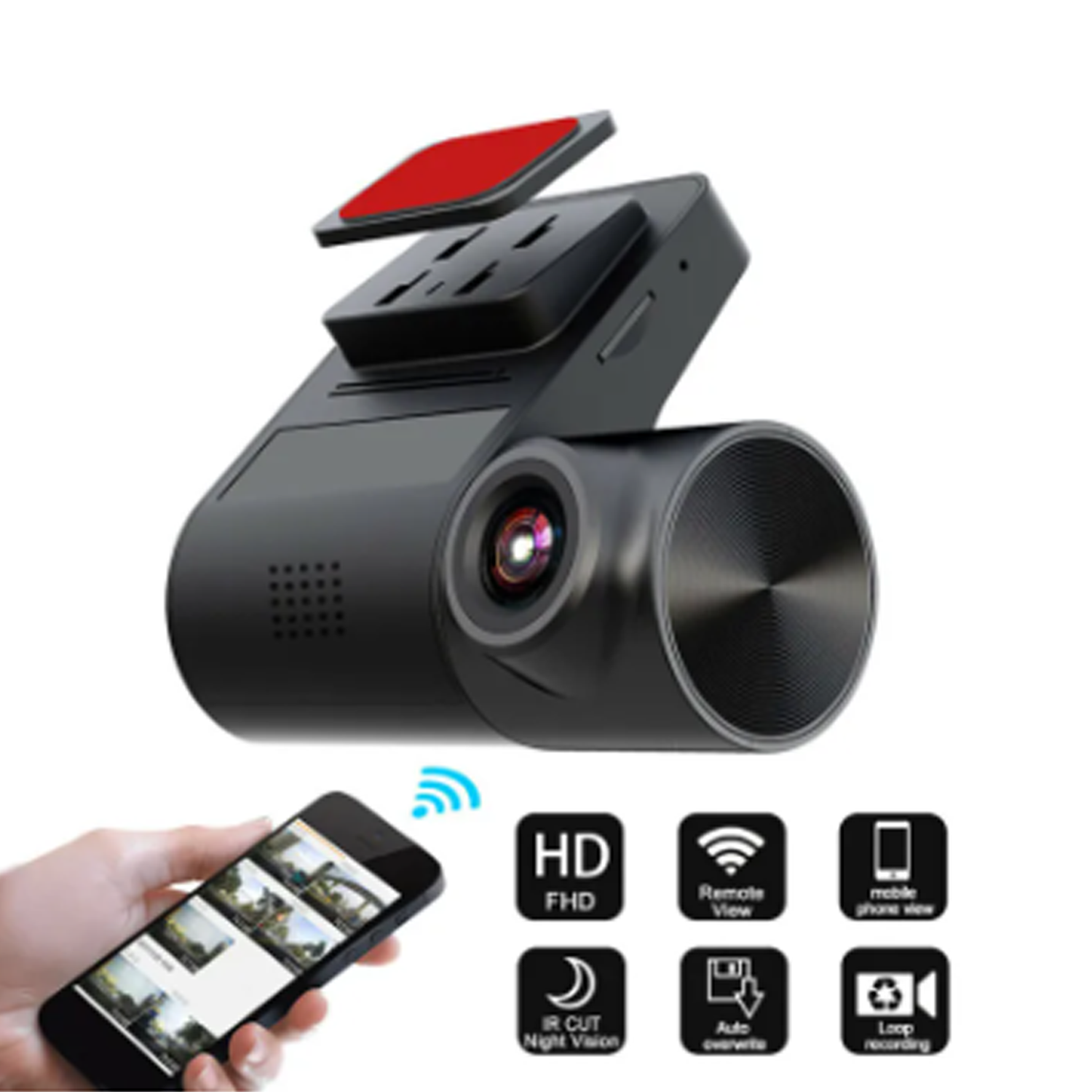 Car Driving Recorder Wifi Dash Cam 170 Degree Rotatable Mobile Phone Interconnection Usb Car Dvr Camera Video Recorder