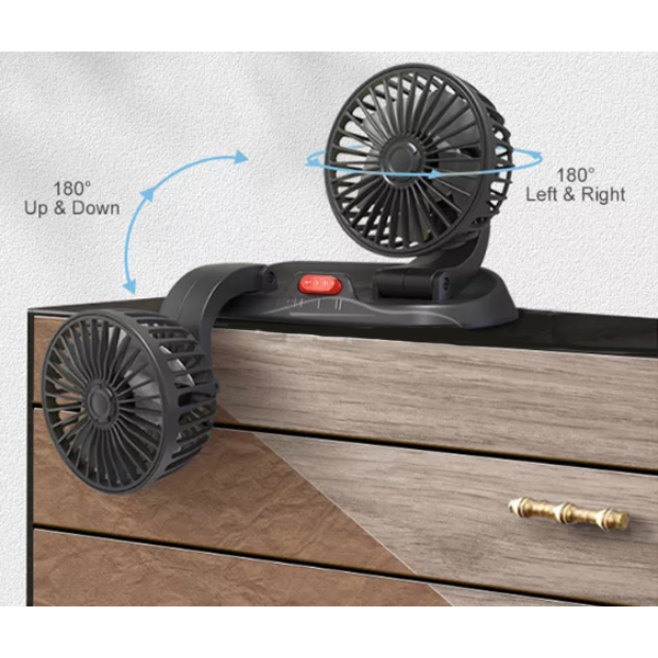 Car Fan Truck 5 Volt Cooling Minivan - Image 7