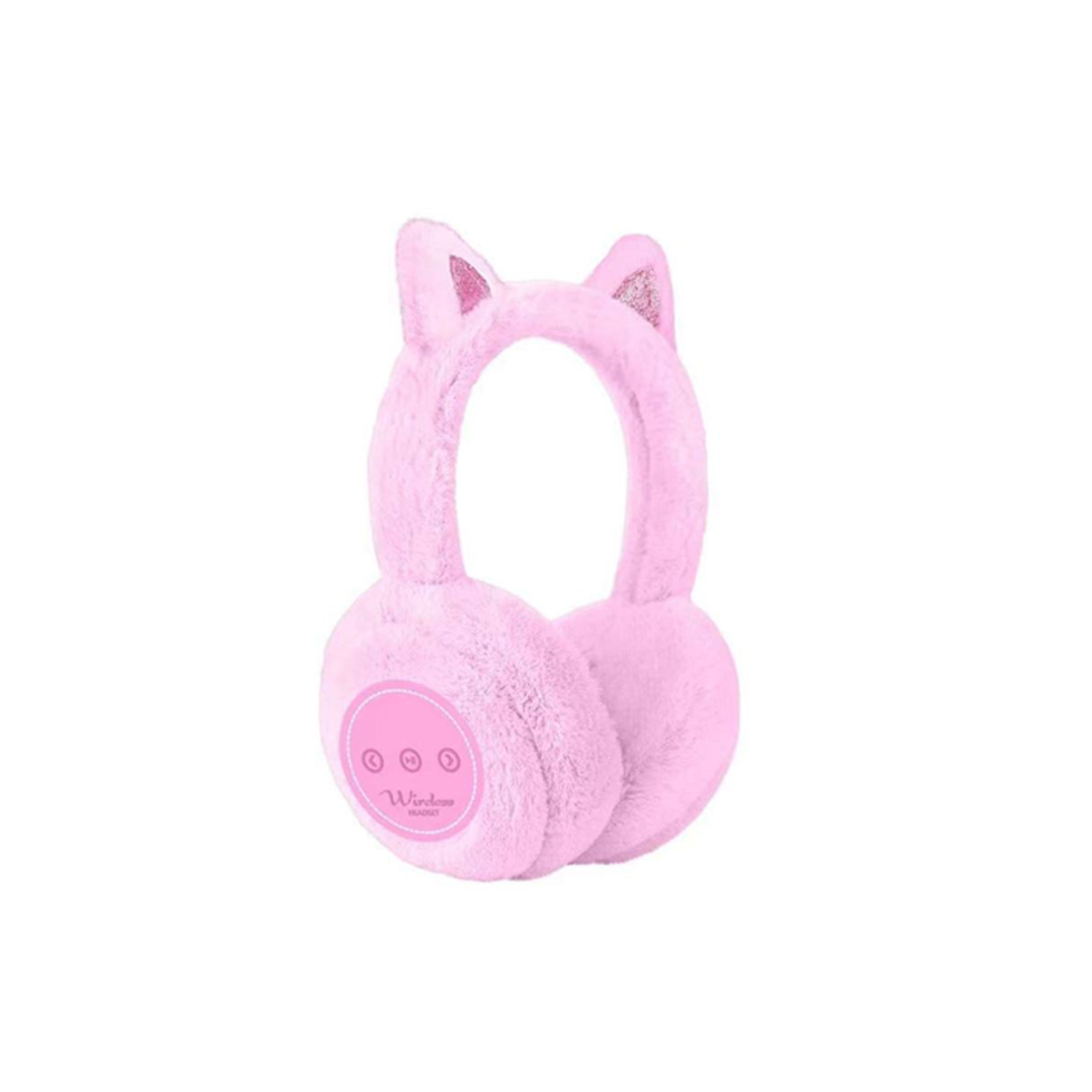 Headphones Earphones soft comfortable pink