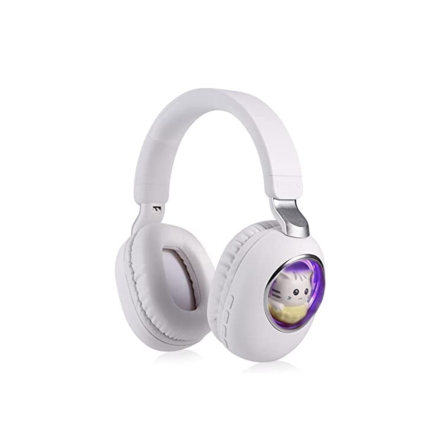Kids Wireless Headphones, Bluetooth Over Ear Headphones white