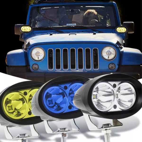 Led ATV UTV Motorcycle Fog Lights - Image 2