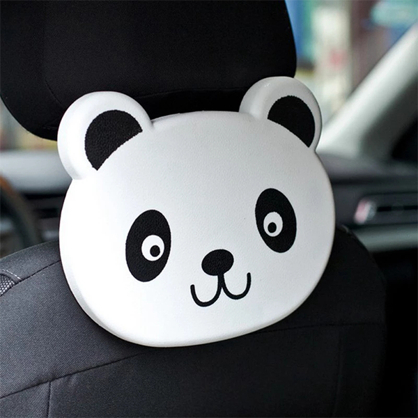 PANDA Bear animal Car Folding Rear seat Beverage cup Holder Tray