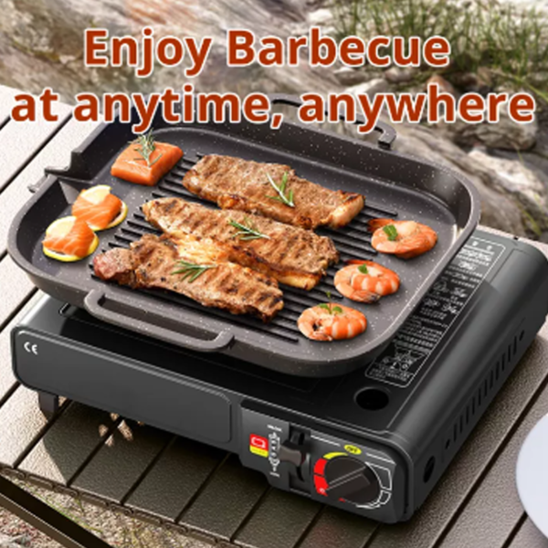 Portable Gas Stove Mini Camping Portable Gas Grill Functional Fuel Outdoor Windproof Camp Stove Butane Gas Stove Portable Stove - Image 5