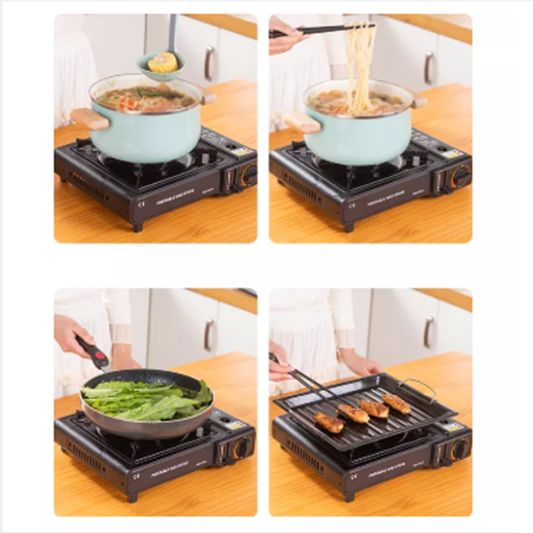Portable Gas Stove Mini Camping Portable Gas Grill Functional Fuel Outdoor Windproof Camp Stove Butane Gas Stove Portable Stove - Image 6