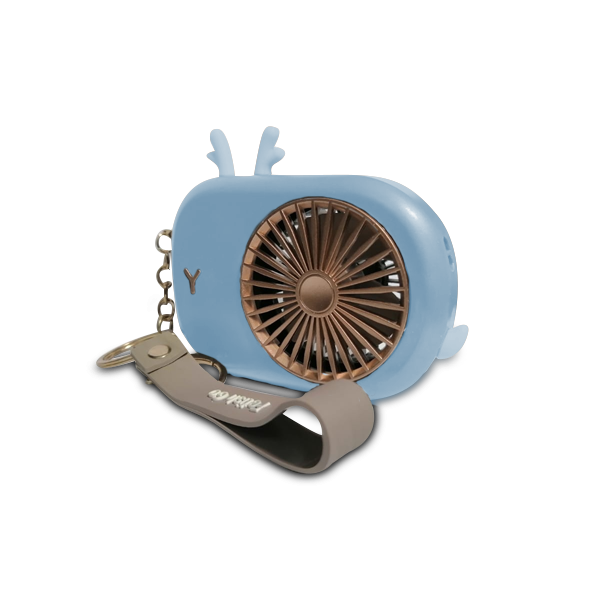 Rechargeable Mini Fan Blue