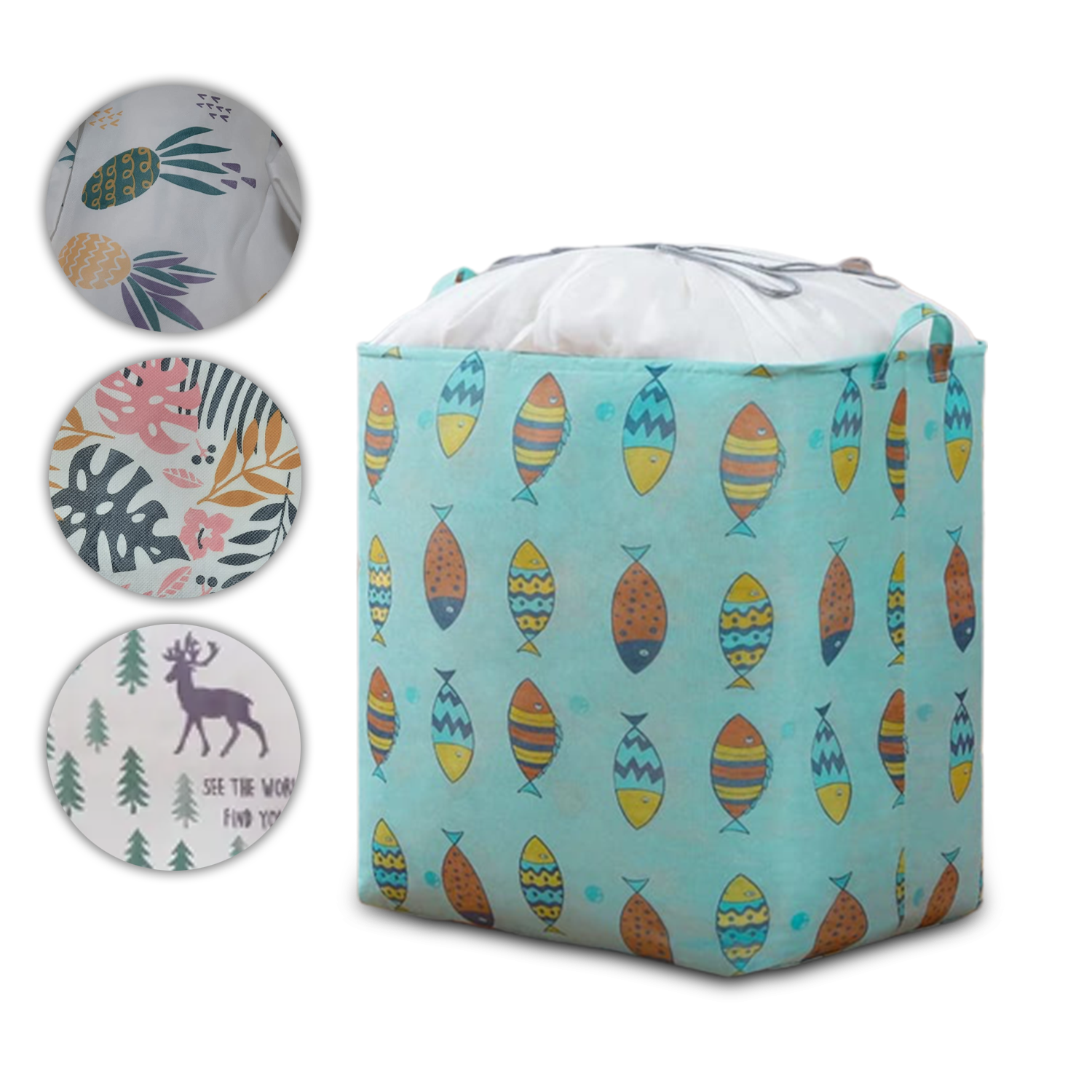Toy Shirt Storage basket cotton and linen cloth folding storage box