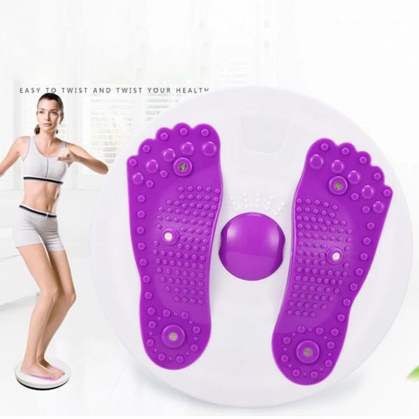 Waist Twist Disc Unisex Waist Trainer Abdominal Exercise Foot Massage Plate Workout Home Gym Bodybuilding Fitness Equipment